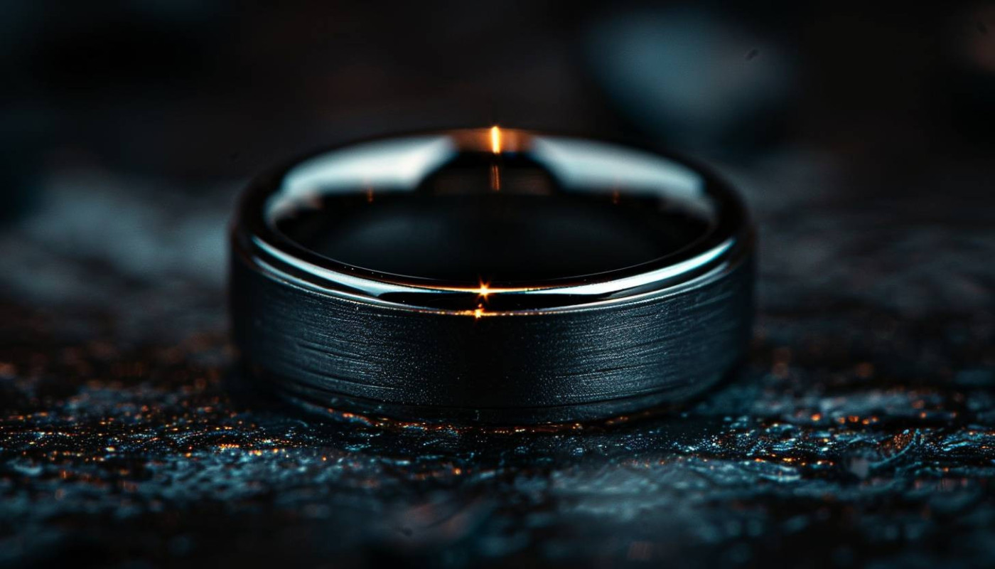 Guida completa agli anelli neri da uomo: eleganza e stile
